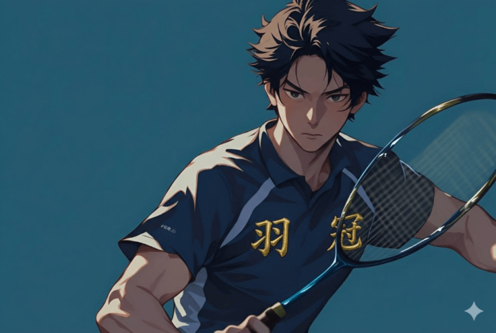 Badminton court background